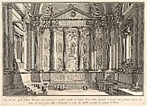 Colonnaded hall according to the custom of the ancient Romans, and niches adorned with statues (Sala all'uso degli antichi Romani con Colonne, e nicchie ornate di Statue), from "Prima Parte di Architettura, e Prospettive", Giovanni Battista Piranesi  Italian, Etching