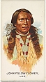 John Yellow Flower, Ute, from the American Indian Chiefs series (N2) for Allen & Ginter Cigarettes Brands, Allen & Ginter  American, Commercial color lithograph