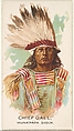 Chief Gall, Hunkpapa Sioux, from the American Indian Chiefs series (N2) for Allen & Ginter Cigarettes Brands, Allen & Ginter  American, Commercial color lithograph
