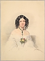 Countess Hélène Esterházy, née Countess Bezobrazov, Moritz Michael Daffinger Austrian, Watercolor and gouache, graphite