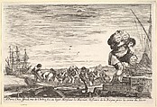 Title Page, from "Views of seaports" (Vues de ports de mar), Stefano della Bella  Italian, Etching