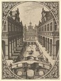 Plate from "Scenographiae...", Johannes van Doetecum I  Netherlandish, Etching