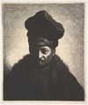Portrait of a Man, after Rembrandt, Jan Georg (Joris) van Vliet  Dutch, Etching and engraving