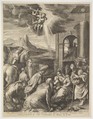 Adoration of the Magi, Raphael Sadeler I  Netherlandish, Engraving