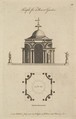 Temple for a Flower Garden, Sir John Soane British, Etching