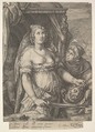 Judith and the Head of Holofernes, Jan (Pietersz.) Saenredam  Netherlandish, Engraving