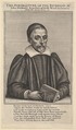 Portrait of John Diodati, from "Pious Annotations upon the Holy Bible", Wenceslaus Hollar Bohemian, Etching; first state of four (NH)
