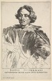 Justus Sustermans, from "The Iconography", Anthony van Dyck Flemish, Etching; fifth state of five