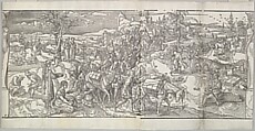 Ces Moeurs et fachons de faire de Turcz (Customs and Fashions of the Turks), Pieter Coecke van Aelst (Netherlandish, Aelst 1502–1550 Brussels), Woodcuts in a frieze of ten blocks printed on ten sheets