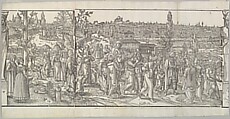 Ces Moeurs et fachons de faire de Turcz (Customs and Fashions of the Turks), Pieter Coecke van Aelst (Netherlandish, Aelst 1502–1550 Brussels), Woodcuts in a frieze of ten blocks printed on ten sheets