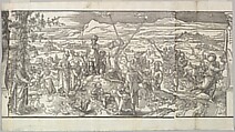 Ces Moeurs et fachons de faire de Turcz (Customs and Fashions of the Turks), Pieter Coecke van Aelst (Netherlandish, Aelst 1502–1550 Brussels), Woodcuts in a frieze of ten blocks printed on ten sheets