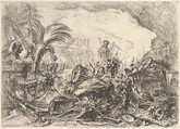 The Triumphal Arch, from "Grotteschi" (Grotesques), Giovanni Battista Piranesi  Italian, Etching, engraving, drypoint, burnishing; first state of five (Robison)