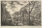 View of the Port of Ripa Grande, from Vedute di Roma (Roman Views), Giovanni Battista Piranesi  Italian, Etching; first state of six (Hind)
