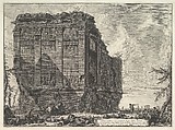 The so-called Temple of Salus, on the road to Albano (Tempio antico volgarmente detto della Salute), Giovanni Battista Piranesi  Italian, etching