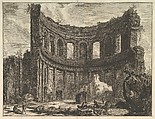 Avanzi del Tempio detto di Apollo nella Villa Adriana vicino a Tivoli (Hadrian's Villa. Remains of the Smaller Palace [Formerly called the Temple of Apollo]), Giovanni Battista Piranesi  Italian, Etching