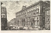 View of the Palazzo della Consulta on the Quirinal housing the Papal Secreteriat, from Vedute di Roma (Roman Views), Giovanni Battista Piranesi Italian, Etching; first state of six (Hind)