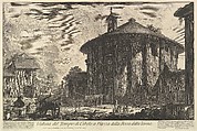 View of the Temple of Cybele in the Piazza of the Bocca della Verità (Veduta del Tempio di Cibele a Piazza della Bocca della Verità), Giovanni Battista Piranesi  Italian, etching