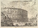 The Theatre of Marcellus (Teatro di Marcello), from "Vedute di Roma", Giovanni Battista Piranesi Italian, Etching