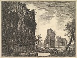 Hadrian's Villa: The Piazza d'Oro (Piazza of Gold) (Veduta degli Avanzi della Circonferenza delle antiche Fabbriche di una delle Piazze della Villa Adriana oggidi chiamata Piazza d'oro), Giovanni Battista Piranesi Italian, Etching
