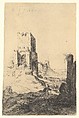 View of Ponte Mammolo, from "The Ruins of Rome", Bartholomeus Breenbergh Dutch, Etching