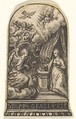 Annunciation, Johann Theodor de Bry Netherlandish, Engraving