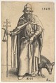 Saint Anthony, Hieronymus (Jerome) Wierix Netherlandish, Engraving