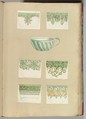 Seven Designs for Decorated Cups, Alfred Henry Forrester [Alfred Crowquill]  British, Pen and ink, watercolor