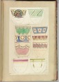 Ten Designs for Decorated Cups, Alfred Henry Forrester [Alfred Crowquill]  British, Pen and ink, watercolor