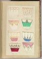 Eight Designs for Decorated Cups, Alfred Henry Forrester [Alfred Crowquill]  British, Pen and ink, watercolor