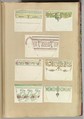 Seven Designs for Decorated Cups, Alfred Henry Forrester [Alfred Crowquill]  British, Pen and ink, watercolor