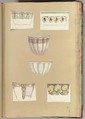 Six Designs for Decorated Cups, Alfred Henry Forrester [Alfred Crowquill]  British, Pen and ink, watercolor