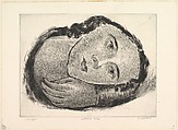 Woman's Head, George Constant  American, born Greece, Drypoint