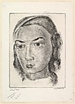 Head #2, George Constant  American, born Greece, Drypoint