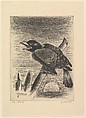 Crow Calling, George Constant  American, born Greece, Drypoint