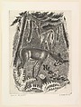 Deers in the Woods, George Constant  American, born Greece, Drypoint