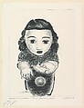 Girl Bouncing Ball, George Constant  American, born Greece, Drypoint