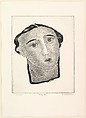 Head #1, George Constant  American, born Greece, Drypoint