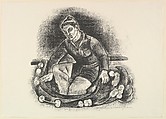 Fisherman, Patricia Cunningham  American, Lithograph