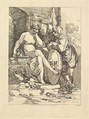 Banditti at Market, Robert Blyth British, Etching