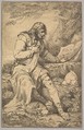 Salvator Rosa, from "Fifteen Etchings Dedicated to Sir Joshua Reynolds", John Hamilton Mortimer British, Etching