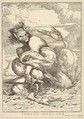 Enrag'd Monster, from "Fifteen Etchings Dedicated to Sir Joshua Reynolds", John Hamilton Mortimer British, Etching
