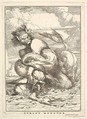 Enrag'd Monster, from "Fifteen Etchings Dedicated to Sir Joshua Reynolds", John Hamilton Mortimer  British, Etching