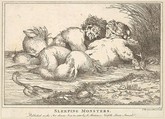 Sleeping Monsters, John Hamilton Mortimer  British, Etching