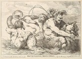 Revengeful Monsters, John Hamilton Mortimer  British, Etching