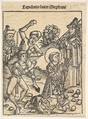 The Martyrdom of St. Stephen, from "The Nuremburg Chronicle", folio 103, Anonymous, German, 15th century German, Woodcut