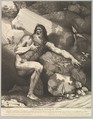 Nebuchadnezzar Recovering His Reason, John Hamilton Mortimer British, Etching