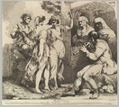 Rustick Dancers, Robert Blyth British, Etching