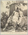 Caius Marius on the Ruins of Carthage, Robert Blyth British, Etching