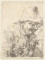 Head of a Peasant, Anonymous, Dutch, 17th century  Dutch, Etching