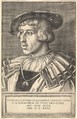 Emperor Ferdinand I, Barthel Beham  German, Engraving; first of three states